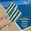 image:imageSonix  Pickleball Paddles Set of 2  USAPA Approved  Fiberglass Surface Honeycomb Core  Mixed 2Pack PaddlesStripe GreenPink