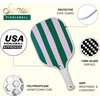 image:imageSonix  Pickleball Paddles Set of 2  USAPA Approved  Fiberglass Surface Honeycomb Core  Mixed 2Pack PaddlesStripe GreenPink