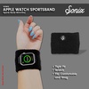 image:imageSonix  Sport Watch Band for Apple Watch  Sweatband Style Watch Band for Sports Workouts ActivitiesBlack