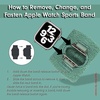 image:imageSonix  Sport Watch Band for Apple Watch  Sweatband Style Watch Band for Sports Workouts ActivitiesSage Green