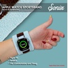 image:imageSonix  Sport Watch Band for Apple Watch  Sweatband Style Watch Band for Sports Workouts ActivitiesSky Blue Stripe