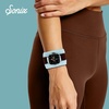 image:imageSonix  Sport Watch Band for Apple Watch  Sweatband Style Watch Band for Sports Workouts ActivitiesSky Blue Stripe