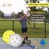image:imageSonix  USAPA Approved  Pickleball Paddles Set of 2  Fiberglass Surface Pickleball Set with 2 Rackets 4 Balls amp BagCheckmate Green