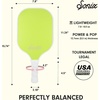 image:imageSonix  USAPA Approved  Pickleball Paddles Set of 2  Fiberglass Surface Pickleball Set with 2 Rackets 4 Balls amp BagCheckmate Green