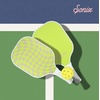image:imageSonix  USAPA Approved  Pickleball Paddles Set of 2  Fiberglass Surface Pickleball Set with 2 Rackets 4 Balls amp BagCheckmate Green