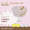 image:imageSonix  USAPA Approved  Pickleball Paddles Set of 2  Fiberglass Surface Pickleball Set with 2 Rackets 4 Balls amp BagCheckmate Neutral