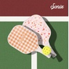 image:imageSonix  USAPA Approved  Pickleball Paddles Set of 2  Fiberglass Surface Pickleball Set with 2 Rackets 4 Balls amp BagSherbet Confetti