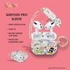 image:imageSonix Case for AirPods Pro 2 amp Pro 1 1st2nd Gen  Hard Shell Cover with Keychain Wireless Charging  Jelly Sky BlueHello Kitty  Friends Stickers