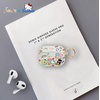 image:imageSonix Case for AirPods Pro 2 amp Pro 1 1st2nd Gen  Hard Shell Cover with Keychain Wireless Charging  Jelly Sky BlueHello Kitty  Friends Stickers