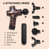 image:imageSonix Electric Massage Gun Mini R3 Deep Tissue Handheld Extension Handle Portable Compact Massager Muscle Athletes Percussion Back Pain Relief BONDIR R3 Small Brown Tort Leopard
