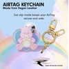image:imageSonix Keychain Case Compatible with Apple AirTag  Protective AirTag Cover Keychain Charm  100 Sour Embroidered Lemon Charm  LemonCheer Bear