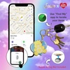 image:imageSonix Keychain Case Compatible with Apple AirTag  Protective AirTag Cover Keychain Charm  100 Sour Embroidered Lemon Charm  LemonFunshine Bear