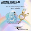 image:imageSonix Keychain Case Compatible with Apple AirTag  Protective AirTag Cover Keychain Charm  100 Sour Embroidered Lemon Charm  LemonGrumpy Bear