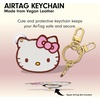image:imageSonix Keychain Case Compatible with Apple AirTag  Protective AirTag Cover Keychain Charm  100 Sour Embroidered Lemon Charm  LemonHello Kitty Light Pink