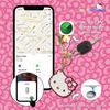 image:imageSonix Keychain Case Compatible with Apple AirTag  Protective AirTag Cover Keychain Charm  100 Sour Embroidered Lemon Charm  LemonHello Kitty Light Pink