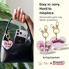 image:imageSonix Keychain Case Compatible with Apple AirTag  Protective AirTag Cover Keychain Charm  100 Sour Embroidered Lemon Charm  LemonKuromi  My Melody 20th Anniversary