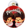 image:imageSonix Keychain Case Compatible with Apple AirTag  Protective AirTag Cover Keychain Charm  100 Sour Embroidered Lemon Charm  LemonMonchhichi Red