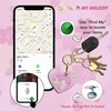 image:imageSonix Keychain Case Compatible with Apple AirTag  Protective AirTag Cover Keychain Charm  100 Sour Embroidered Lemon Charm  LemonMy Melody Fairy 50th Anniversary