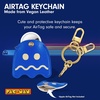 image:imageSonix Keychain Case Compatible with Apple AirTag  Protective AirTag Cover Keychain Charm  100 Sour Embroidered Lemon Charm  LemonPacman Classic  Blue