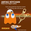 image:imageSonix Keychain Case Compatible with Apple AirTag  Protective AirTag Cover Keychain Charm  100 Sour Embroidered Lemon Charm  LemonPacman Classic  Clyde