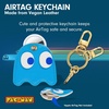 image:imageSonix Keychain Case Compatible with Apple AirTag  Protective AirTag Cover Keychain Charm  100 Sour Embroidered Lemon Charm  LemonPacman Classic  Inky