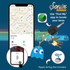 image:imageSonix Keychain Case Compatible with Apple AirTag  Protective AirTag Cover Keychain Charm  100 Sour Embroidered Lemon Charm  LemonPacman Classic  Inky