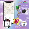 image:imageSonix Keychain Case Compatible with Apple AirTag  Protective AirTag Cover Keychain Charm  100 Sour Embroidered Lemon Charm  LemonPink  Cheer Bear  Elmo