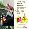 image:imageSonix Keychain Case Compatible with Apple AirTag  Protective AirTag Cover Keychain Charm  100 Sour Embroidered Lemon Charm  LemonPink  Cheer Bear  Elmo