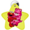 image:imageSonix Keychain Case Compatible with Apple AirTag  Protective AirTag Cover Keychain Charm  100 Sour Embroidered Lemon Charm  LemonPink  Cheer Bear  Elmo