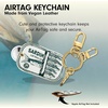image:imageSonix Keychain Case Compatible with Apple AirTag  Protective AirTag Cover Keychain Charm  100 Sour Embroidered Lemon Charm  LemonSardines