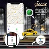 image:imageSonix Keychain Case Compatible with Apple AirTag  Protective AirTag Cover Keychain Charm  100 Sour Embroidered Lemon Charm  LemonTaxi