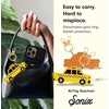 image:imageSonix Keychain Case Compatible with Apple AirTag  Protective AirTag Cover Keychain Charm  100 Sour Embroidered Lemon Charm  LemonTaxi