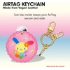 image:imageSonix Keychain Case Compatible with Apple AirTag  Protective AirTag Cover Keychain Charm  100 Sour Embroidered Lemon Charm  LemonUsahana