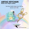 image:imageSonix Keychain Case Compatible with Apple AirTag  Protective AirTag Cover Keychain Charm  100 Sour Embroidered Lemon Charm  LemonWish Bear