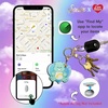 image:imageSonix Keychain Case Compatible with Apple AirTag  Protective AirTag Cover Keychain Charm  100 Sour Embroidered Lemon Charm  LemonWish Bear