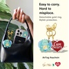 image:imageSonix Keychain Case Compatible with Apple AirTag  Protective AirTag Cover Keychain Charm  100 Sour Embroidered Lemon Charm  LemonWish Bear
