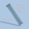 image:imageSonix Knit Watch Band Compatible with Apple Watch  Stretch Ribbed Knit Stylish Sporty  41mm40mm38mm Series 987654321SE  LilacBaby Blue