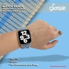 image:imageSonix Knit Watch Band Compatible with Apple Watch  Stretch Ribbed Knit Stylish Sporty  41mm40mm38mm Series 987654321SE  LilacBaby Blue