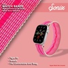 image:imageSonix Knit Watch Band Compatible with Apple Watch  Stretch Ribbed Knit Stylish Sporty  41mm40mm38mm Series 987654321SE  LilacHot Pink