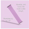 image:imageSonix Knit Watch Band Compatible with Apple Watch  Stretch Ribbed Knit Stylish Sporty  41mm40mm38mm Series 987654321SE  LilacLilac