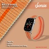 image:imageSonix Knit Watch Band Compatible with Apple Watch  Stretch Ribbed Knit Stylish Sporty  41mm40mm38mm Series 987654321SE  LilacOrange