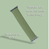 image:imageSonix Knit Watch Band Compatible with Apple Watch  Stretch Ribbed Knit Stylish Sporty  41mm40mm38mm Series 987654321SE  LilacSage Green