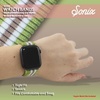 image:imageSonix Knit Watch Band Compatible with Apple Watch  Stretch Ribbed Knit Stylish Sporty  41mm40mm38mm Series 987654321SE  LilacVarsity Green