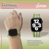 image:imageSonix Knit Watch Band Compatible with Apple Watch  Stretch Ribbed Knit Stylish Sporty  41mm40mm38mm Series 987654321SE  LilacVarsity Green