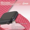 image:imageSonix Knit Watch Band Compatible with Apple Watch  Stretch Ribbed Knit Stylish Sporty  41mm40mm38mm Series 987654321SE  LilacWatermelon