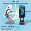 image:imageSonix Magnetic Adjustable Cell Phone Desk Stand Pedestal Compatible with Apple MagSafe GraphiteGraphite
