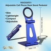 image:imageSonix Magnetic Adjustable Cell Phone Desk Stand Pedestal Compatible with Apple MagSafe GraphitePacific Blue