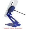 image:imageSonix Magnetic Adjustable Cell Phone Desk Stand Pedestal Compatible with Apple MagSafe GraphitePacific Blue
