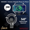 image:imageSonix Magnetic Link Car Mount Compatible with MagSafe Cases and MagSafe Wireless Charger for iPhone 16 15 14 13 12 Series Hands Free Cell Phone Holder with Secure Vent Clip  Graphite