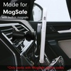 image:imageSonix Magnetic Link Car Mount Compatible with MagSafe Cases and MagSafe Wireless Charger for iPhone 16 15 14 13 12 Series Hands Free Cell Phone Holder with Secure Vent Clip  Graphite